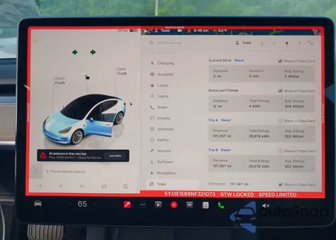 2022 Tesla Model 3 Long Range Dual Motor All-Wheel Drive из США, поврежденный, VIN 5YJ3E1EB9NF321073